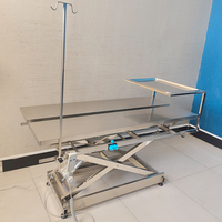 Table chirurgicale électrique en V pour animaux, table d'opération en acier inoxydable pour animaux, table de diagnostic et de traitement pour cliniques vétérinaires