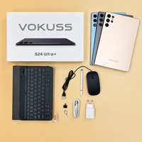 Tablette PC Android 10 Vokuss S24ultra+ 10,1 pouces INCELL, 4 Go + 64 Go, MTK6755, appels 3G double SIM, 3000*1440, 4000 mAh, caméra frontale, Wi-Fi