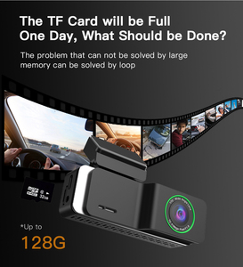 1.5 IPS ống kính kép xe Bảng điều khiển Dash máy ảnh hộp đen phía trước và phía sau 4K + 1080P phổ ghi xe với video Dash Cam - Product Image 6