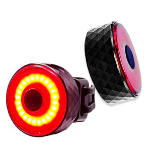 Remote Control Bike Tail Light Smart Brake Sensor Waterproof ABS Material 5 Modes <strong>Cycling</strong> Warning <strong>LED</strong> Night Riding Lamp - Product Image 1