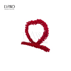 Arco <span class=keywords><strong>de</strong></span> Flores en Forma <span class=keywords><strong>de</strong></span> Corazón con Rosas Rojas, Marco Metálico Desmontable, Fondo Floral Artificial <span class=keywords><strong>para</strong></span> <span class=keywords><strong>Propuesta</strong></span> <span class=keywords><strong>de</strong></span> <span class=keywords><strong>Matrimonio</strong></span> - Product Image 3