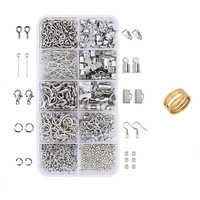 Kit de fabrication de bijoux - Outils de réparation de bijoux avec accessoires, pinces, composants et fils de perlage pour adultes et débutants