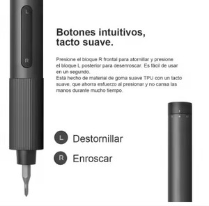 Kit <span class=keywords><strong>de</strong></span> <span class=keywords><strong>destornillador</strong></span> <span class=keywords><strong>de</strong></span> <span class=keywords><strong>precisión</strong></span> <span class=keywords><strong>eléctrico</strong></span> DIY <span class=keywords><strong>de</strong></span> acero cromado <span class=keywords><strong>de</strong></span> 24 bits Mijia, caja <span class=keywords><strong>de</strong></span> aluminio magnética recargable tipo C <span class=keywords><strong>de</strong></span> par <span class=keywords><strong>de</strong></span> 2 engranajes - Product Image 2