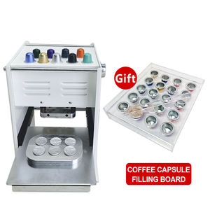 เครื่องซีลปิดผนึกกาแฟแบบพกพา 6 รู พร้อมเครื่องบรรจุและปิดฝาแบบแมนนวล สำหรับบรรจุผงกาแฟ - Product Image 2