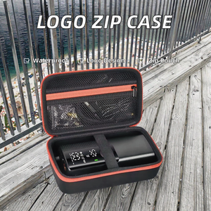 Étui étanche personnalisé en EVA et cuir PU avec logo, pour écouteurs, câble de charge, cordon, porte-clés, fermeture éclair, avec cadeau pour écouteurs - Product Image 2