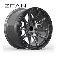 Jantes ZFAN en fibre de carbone Beadlock 18x11J 5x114.3 pour course de dragster, compatibles avec Ford Mustang GT S650