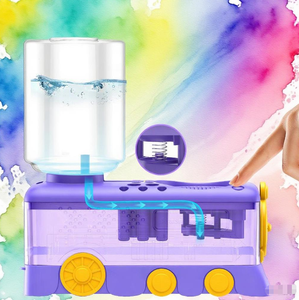 Dispositif de nettoyage de brosse réutilisable avec support de brosse à changement d'eau automatique - Product Image 3