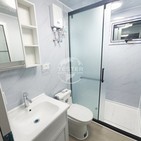 Maison conteneur préfabriquée et imperméable en acier de 20 pieds et 40 pieds Maison mobile modulaire avec 2 ou 4 chambres à coucher préfabriquée