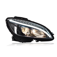 Phares automatiques SJC pour Mercedes Benz classe C W204 2007 - 2014 feux avant Laser LED assemblage associé DRL Plug and Play