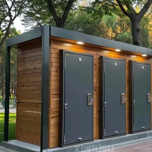 Modern kustom portabel luar ruangan <span class=keywords><strong>toilet</strong></span> Prefab Mobile publik taman kamar mandi WC Panel Sandwich wadah rumah penggunaan luar ruangan - Product Image 2