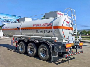 Semi-remorque citerne de 20 pieds pour produits chimiques corrosifs, utilisée pour le transport de carburant, de diesel et de liquides chimiques - Product Image 4