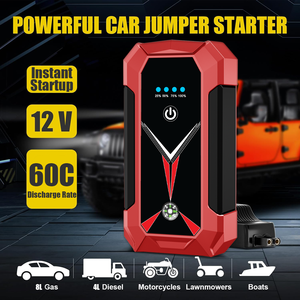 Sạc dự phòng ô tô 10000mAh mạnh mẽ, thiết kế mới, máy khởi động bình ắc quy di động, đèn <span class=keywords><strong>LED</strong></span> cho xe tải, xe máy - Product Image 2