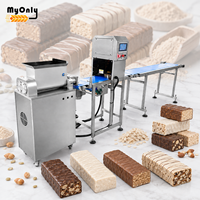 Machine à fabriquer des barres protéinées MY Protein Bar Line, machine à extruder et à couper les barres énergétiques au chocolat