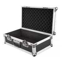 Boîtier audio en aluminium avec design pliable, personnalisation OEM/ODM, portable, résistant aux chutes, boîtier en aluminium sur mesure