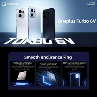 Prix surprise pour OnePlus Turbo 6V 8GB+256GB Identification par empreintes digitales sur l'écran 6,78 pouces ColorOS 16.0 5G