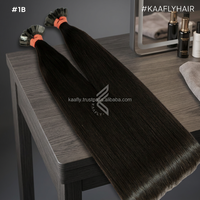 Extensions à pointe plate de haute qualité Remy cheveux humains 100% extensions de cheveux humains Remy Temple