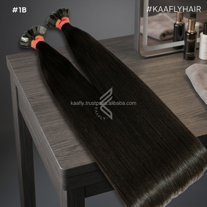 High Quality Flat Tip Extensions Remy Human <b>Hair</b> 100% Human <b>Hair</b> Extensions Remy Temple - Product Image 3