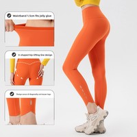 Pantalon de yoga sans couture pour femme, sensation seconde peau, effet push-up, taille haute élastique, contrôle du ventre, longueur mollet, séchage rapide