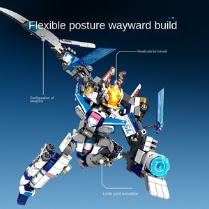 Senbao Poder Herói <span class=keywords><strong>King</strong></span> <span class=keywords><strong>Kong</strong></span> Robô Guerreiro Building Block Set Modelo Ornamento Do Brinquedo Montado Mecha para Meninos Feito de Plástico - Product Image 4