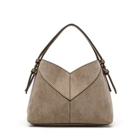 Sac à main bandoulière mini en toile décontracté et tendance pour femme avec fermeture éclair contrastante et doublure en polyester pour usage quotidien