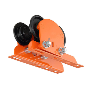 Pabrik disesuaikan 0.5 Ton I Steel Beam troli Manual tangan didorong dengan empat roda gulungan wadah untuk penggunaan alat-dukungan OEM - Product Image 6