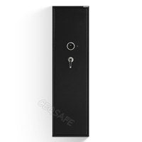 CEQSAFE Coffre-fort biométrique dissimulé pour armes à feu, usage domestique américain, armoire de sécurité pour armes de défense, véritable coffre-fort