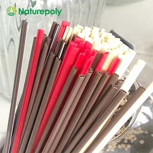 Biểu Tượng Tùy Chỉnh Sinh Thái Thân Thiện Phân Hủy Sinh Học PLA Cà Phê Stirrer Sticks Khuấy Ống Hút Tre Cà Phê Khuấy Cho Uống Nóng