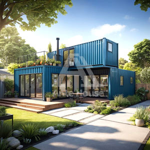 บ้านเหล็กขนาดเล็กแบบเคลื่อนย้ายได้ระบบวิลล่าแพ็คแบนราบ20FT ขั้นสูงหรูหราออกแบบได้ตามต้องการ - Product Image 3