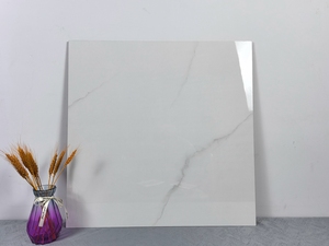 Compre baldosas de porcelana blanca homogénea para pisos de hotel, económicas, de 600x600, de alta calidad, fabricadas en Turquía. - Product Image 3