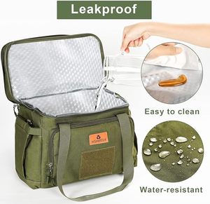 Sac isotherme pour déjeuner en aluminium imperméable, échantillon gratuit, sac de pique-nique de voyage, sac de rangement pratique pour déjeuner d'étudiant - Product Image 2