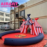 Arche gonflable de château plein d'entrain de décoration extérieure, château plein d'entrain gonflable pour des enfants