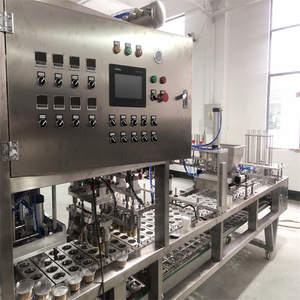 Fabricante de Máquinas Automáticas para Llenar y Sellar Tapas de Yogur <span class=keywords><strong>con</strong></span> Virutas de Galleta de Avena y <span class=keywords><strong>Cereales</strong></span> - Product Image 4