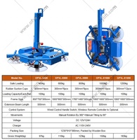 Máquina Elevadora de Vidrio Portátil de 600 kg, Ventosas Eléctricas Giratorias e Inclinables, Elevador de Vacío para Paneles de Láminas Metálicas y Vidrio, con Certificación CE
