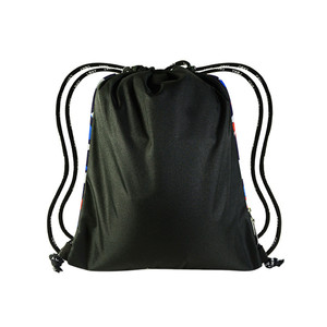 New Design Custom Logo Fashion <b>Drawstring</b> Sport Gym 210D Polyester Backpack String <b>Drawstring</b> Nylon Sport <b>Bag</b> With Zipper - Product Image 3