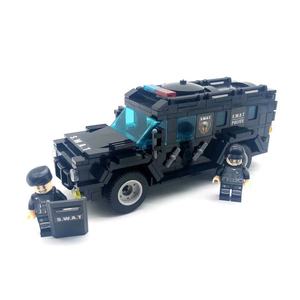 Bán Buôn Lego Tương Thích Nhựa Mô Hình Đồ Chơi Lắp Ráp Khối Xây Dựng Có Tính Năng Xe Cảnh Sát Trạm Quân Sự Thành Phố Swat Con Số - Product Image 2