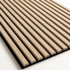 Pannello Acustico in Legno Impiallacciato Ecologico Bingjie, Design Moderno per Hotel, Soggiorno, Studio, Modello 3D a Prezzo di Fabbrica - Product Image 1