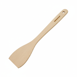 Spatule de cuisine en bois durable 30 cm Long manche flexible ensemble d'outils de cuisson tourneurs sûrs fourchettes pour accessoire de cuisine à domicile - Product Image 2