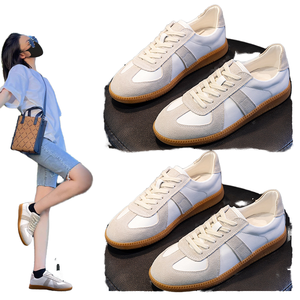 Sneakers Unisex Stile GAT Personalizzate OEM ODM, Scarpe Casual Basse in Pelle Bianca e Camoscio, Suola in Gomma, Sneaker Retrò alla Moda - Product Image 6