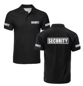 Polos clásicos de seguridad al por mayor, uniformes de <span class=keywords><strong>guardaespaldas</strong></span> de guardia de seguridad, ropa de trabajo, polos de golf para hombres al aire libre - Product Image 1