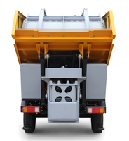 Camion de collecte des ordures électrique MN-H91 avec levage hydraulique arrière, capacité de 3,6 m3, camion d'assainissement de grande capacité pour la communauté