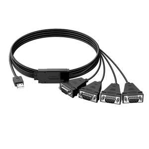 <span class=keywords><strong>C</strong></span>áp Chuyển Đổi DTECH USB 2.0 Sang 4 <span class=keywords><strong>C</strong></span>ổng RS232, <span class=keywords><strong>C</strong></span>áp Nối Tiếp RS232 DB9 Sang USB2.0 - Product Image 1