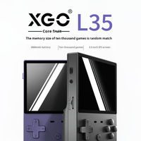 Consola de Juegos Retro Portátil XGO L35 con Más de 10,000 Juegos, Pantalla IPS de 3.5 Pulgadas, Batería de 3000 mAh, Rockchip RK3326 y Sistema Operativo Linux