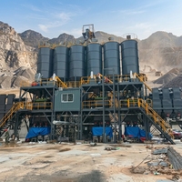 Centrale de malaxage de mortier sec entièrement automatique haute performance Guancheng pour la construction, dimensions personnalisables