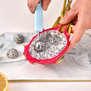 Stainless Steel 3 In 1 Fruit Carving Knife Set Multi Function Fruit Pulp Divider Cantaloupe Extractor <b>Kitchen</b> <b>Gadget</b> - Product Image 2