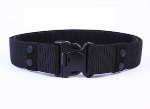 <span class=keywords><strong>Ceinture</strong></span> tactique réglable en toile pour <span class=keywords><strong>homme</strong></span>, à <span class=keywords><strong>d</strong></span>égagement rapide, pour entraînement extérieur et agents de sécurité - Product Image 4