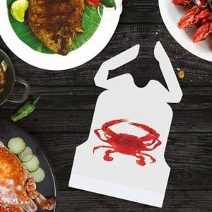 Delantal Desechable de HDPE para Mariscos de Guangzhou a Precio Económico, Delantal Impermeable de Plástico para Adultos, Babero para Restaurante - Product Image 5