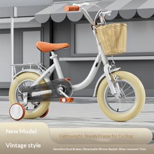 Vélos pour enfants avec <span class=keywords><strong>roues</strong></span> d'apprentissage, tailles S, M, L, 12-20 pouces, légers, cadre en acier haute teneur en carbone, frein à rétropédalage - Product Image 3