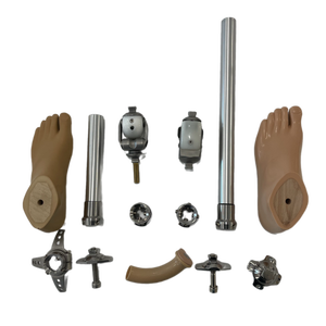 Aluminium En Stalen Orthesen Prothetische Beendelen Onder Knie Kunstmatige Ledemaat Orthopedische Beenprothese