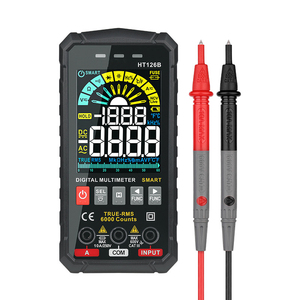 Мультиметр GARLOS HT126A/HT126B с автоматическим выбором диапазона, 6000 измерений, True RMS, высокая точность, измерение постоянного/переменного тока, напряжения, сопротивления - Product Image 6