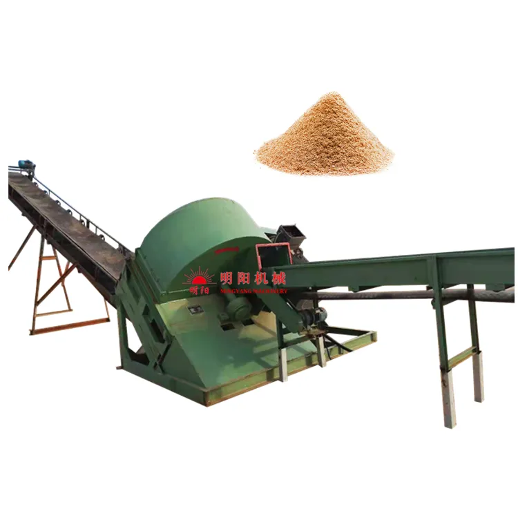 Diesel Wood chips 3mm output crusher wood machine hammer mill